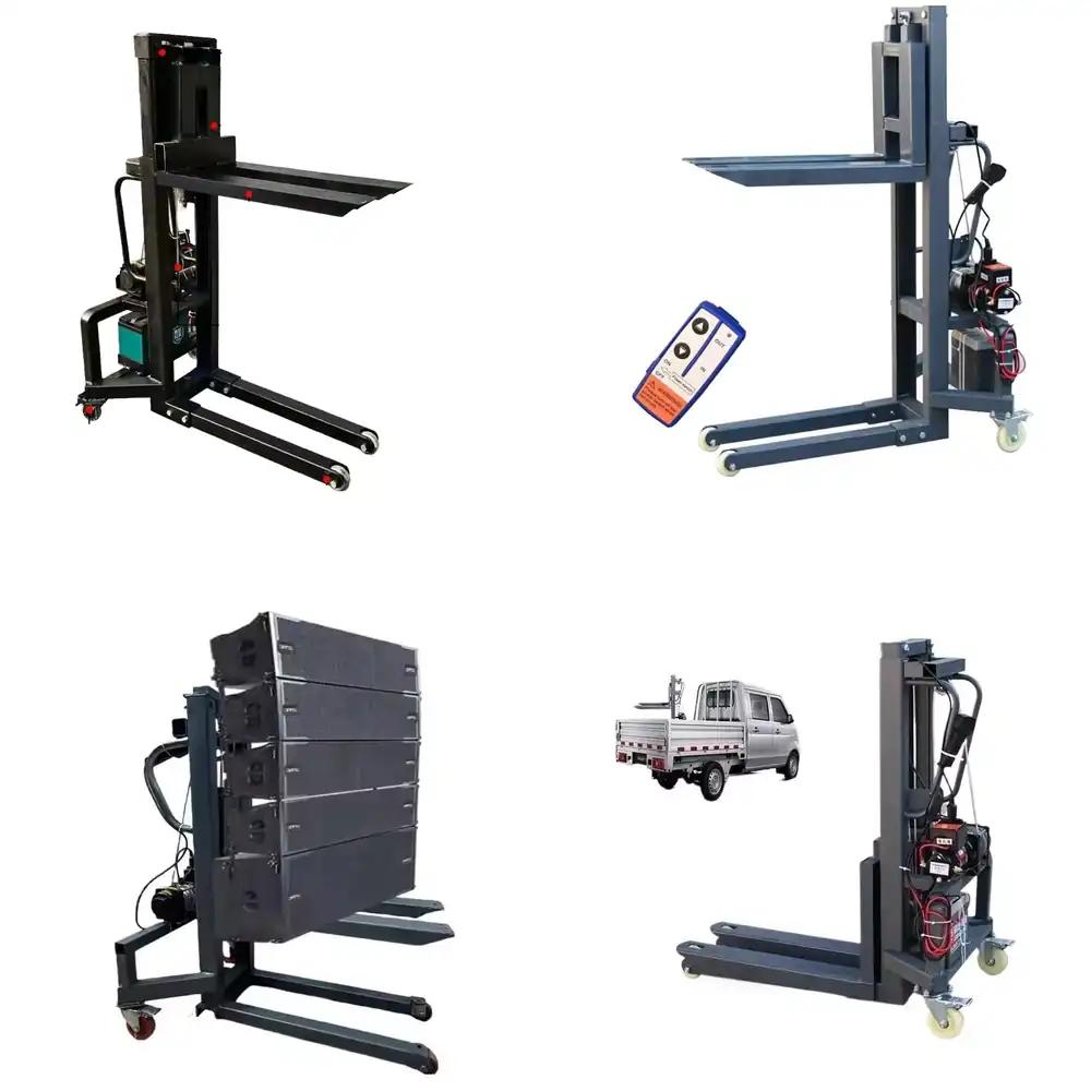 Electric Forklift - 가격 친화적인 1.2/1.6m 높이 조절 가능