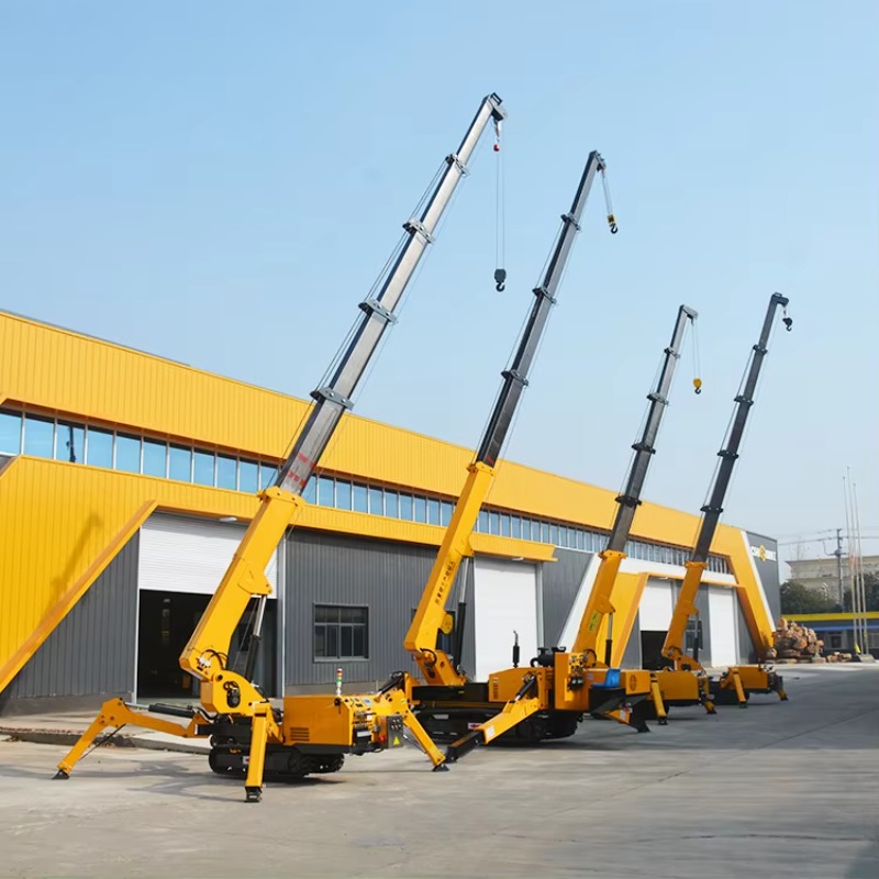 Heavy Equipment Handling - 8T 유압식 스파이더 크레인 중장비 미니