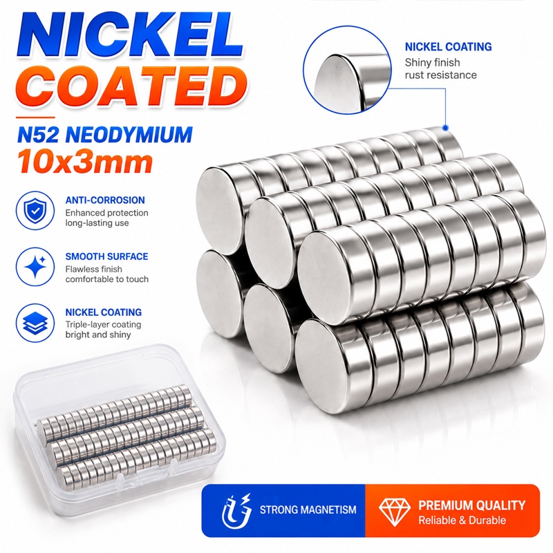 3D 프린팅용 고강도 자석 키트 10x3mm 강력 원형 - Heavy Equipment Grinder 리뷰 및 가격