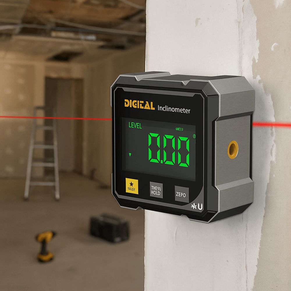 4면 디스플레이 각도 게이지 디지털 디스플레이 자기 흡 - Laser Level Rotary 리뷰 및 가격