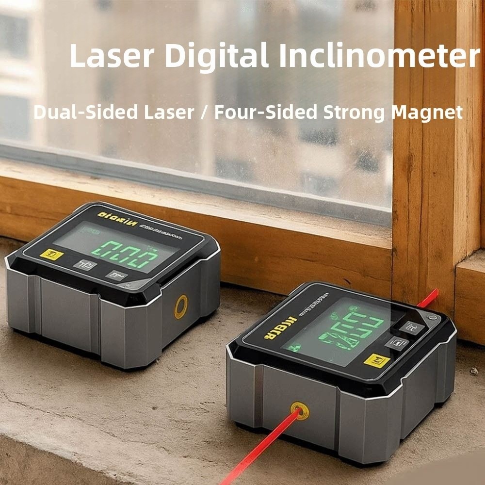 4면 디스플레이 각도 게이지 디지털 디스플레이 자기 흡 - Laser Level Rotary 리뷰 및 가격