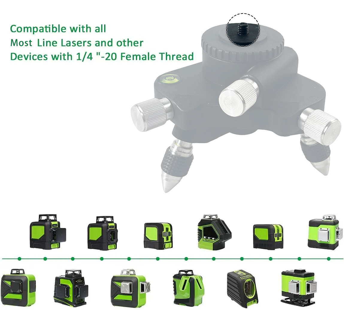 조정 가능한 회전 브래킷, 레이저 레벨 금속 삼각대 브 - Laser Level Rotary 리뷰 및 가격