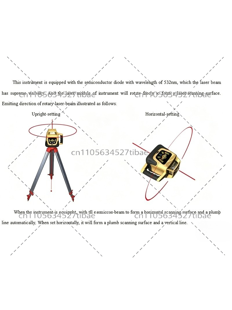 500m 거리 레이저 레벨 레드 빔 케이스 포함 자동  - Laser Level Rotary 리뷰 및 가격