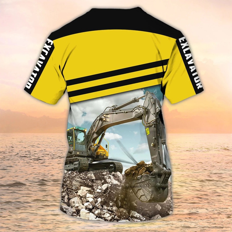 1개 맞춤 제작 사진 인쇄 최신 여름 패션 남성 티셔츠 - Heavy Equipment Names 리뷰 및 가격
