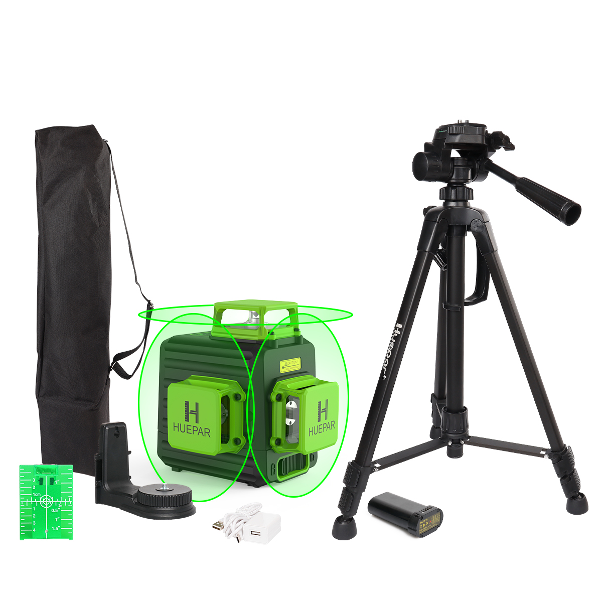 Huepar 12 라인 레이저 레벨 B03CG, 삼각대 - Laser Level Rotary 리뷰 및 가격