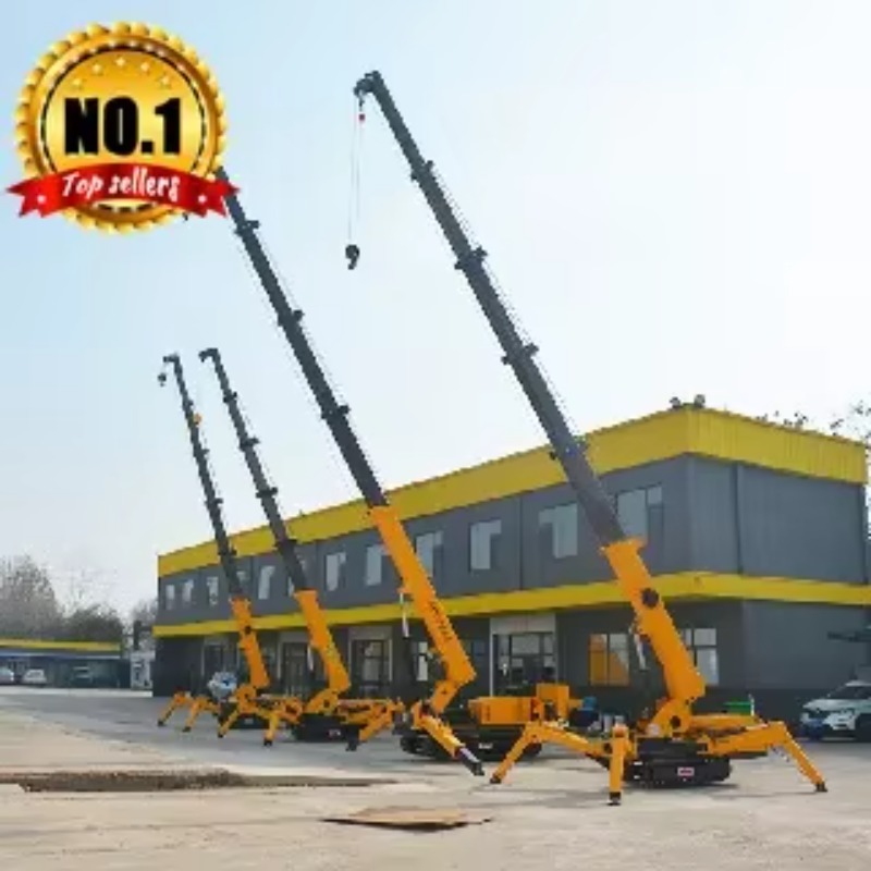 8T 유압식 스파이더 크레인 중장비 미니 크롤러 크레인 - Heavy Equipment Handling 리뷰 및 가격