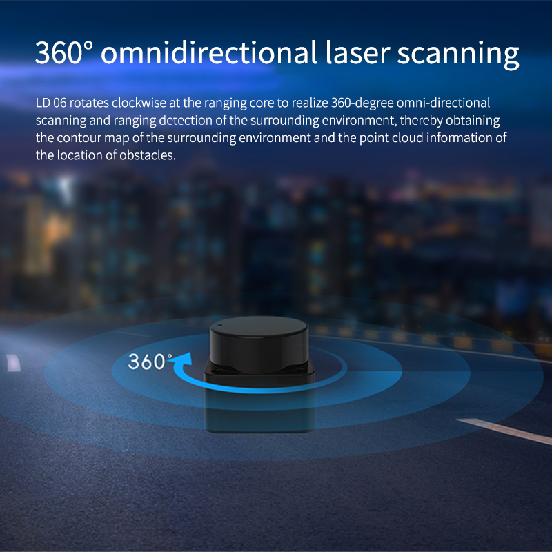 ROS 로봇용 12m 범위의 LD06 Lidar 휴대용 - Laser Level Rotary 리뷰 및 가격
